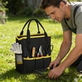 thumbnail image 6 of Garden Tool Bag, Gardening Tool Organizer Tote with Multiple Pockets Heavy Duty Garden Tool Storage Bag Portable Yard Work Handbag without Tools, 6 of 6