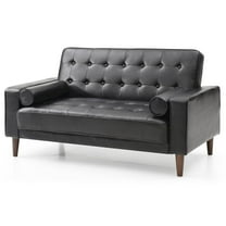 Glory Furniture Andrews Loveseat Bed in Black Color