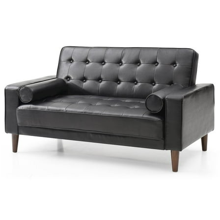Glory Furniture Andrews Loveseat Bed in Black Color