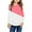 Pink, variant on Long Sleeve Spring Autumn Kids Color Block Children Casual T-Shirt Tops
