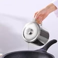 thumbnail image 6 of 1 Pc Stainless Steel Oil Storage Can, 54 fl oz Fine Mesh Strainer, Grease Container with Filter Screen, Kitchen Cooking Oil Keeper, Filtering Grease Strainer Pot with Lid for Home Kitchen, 6 of 7