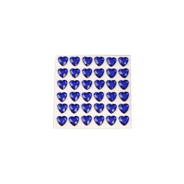 Yuarrent 10 hojas de pegatinas de diamantes de imitación para decoración de cuentas, calcomanías acrílicas para estudiantes, artesanías DIY, pegatina Type3 NO3 Yuarrent HA062096-08B