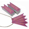 thumbnail image 3 of Inkdotpot Pack Of 50 Happy Birthday Favor Paper Tags Craft Real Gold Foil Hang Tags, 3 of 6