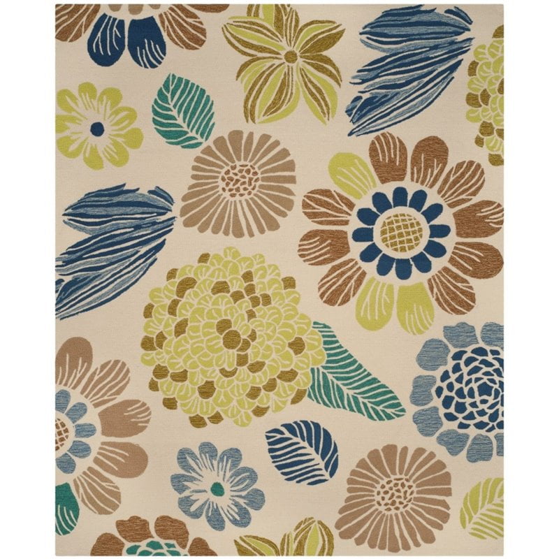 Safavieh Four Seasons 5' X 7' Hand Hooked Polyester Pile ...