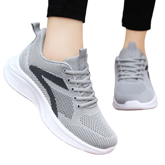 Dlongli Womens Sneakers Lightweight Walking Shoes Sports Running Shoes for Woman Mesh Breathable Fashion Sneakers Athletic Comfortable Casual