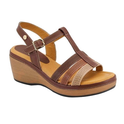 366-73 Sandalias Plataforma Miel Cklass 366-73