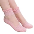 thumbnail image 1 of Socks Ultra-thin Breathable Lace Short Ankle Socks for Gift, 1 of 9