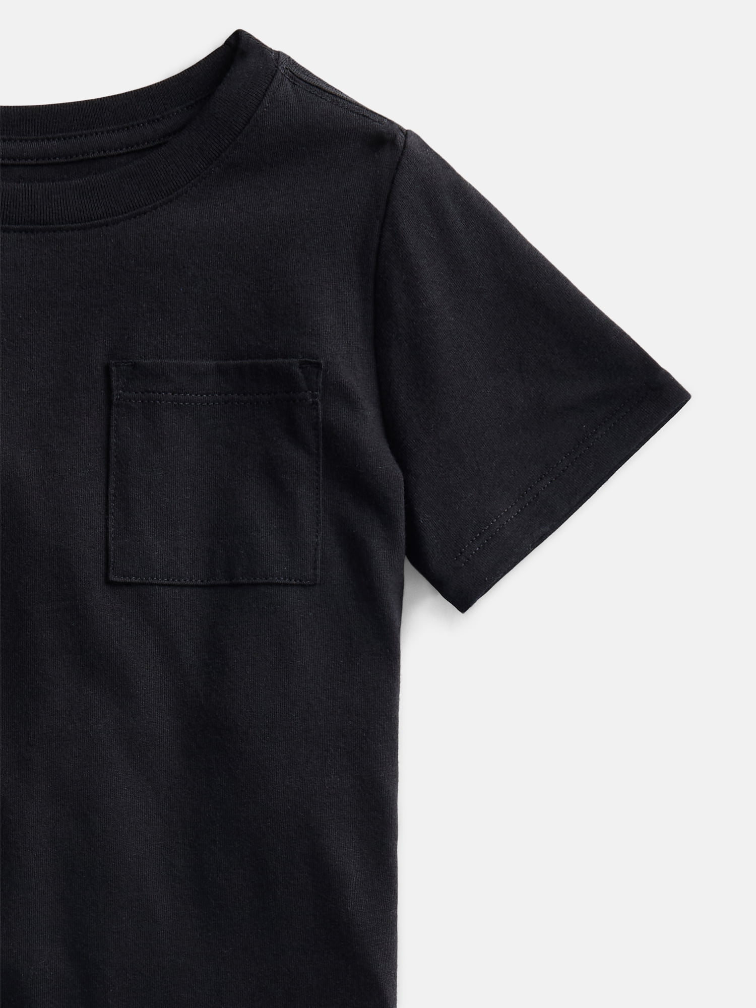 Wonder Nation Toddler Boys' Pocket Tee with Short Sleeves, Sizes 0M-5T