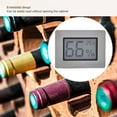 thumbnail image 6 of ABCISI 2Pcs Mini Hygrometer Thermometer, Embedded LCD Electronic Thermometer Hygrometer, Digital Indoor Humidity Gauge Monitor for Cigar Box Guitar Case Wine Cabinet Greenhouse Cellar, 6 of 9