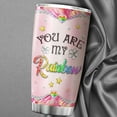 thumbnail image 6 of You Are My Rainbow Tumbler Lesbian Gay Couple Gifts Jewelry Rainbow Design Insulated Stainless Steel Travel Cup 20oz LGBT Coffee Mug LGBTQ Pride Gift For Boyfriend Girlfriend, 6 of 6