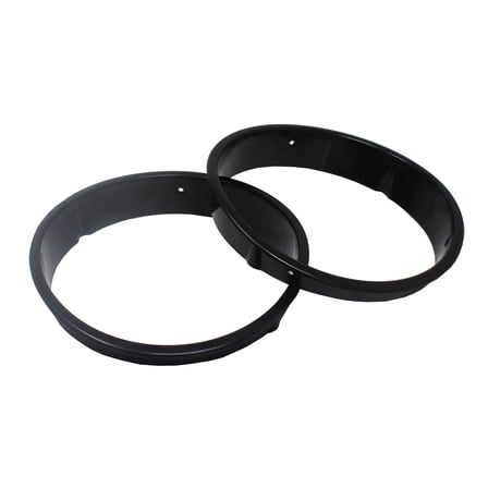 Pair of Black Headlight Bezel Cover for Jeep Wrangler TJ 1997-2006 Headlamp Trim Inserts