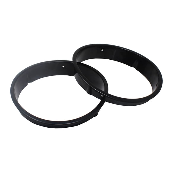 Pair of Black Headlight Bezel Cover for Jeep Wrangler TJ 1997-2006 Headlamp Trim Inserts