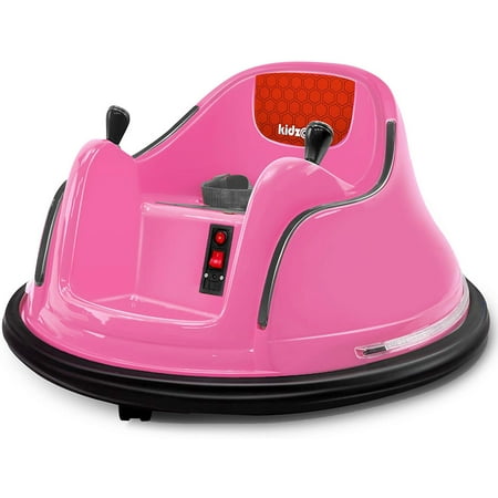 Kidzone DIY Number 6V Kids Toy Electric Ride On Bumper Car Vehicle Remote Control 360 Spin ASTM-certified 1.5-6 Years