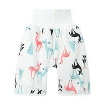 XQYLOS Waterproof Diaper Pants for Baby Kids, Absorbent Toddler Potty Training Soft & Comfortable Pants Boys and Girls Use in Day Night Time