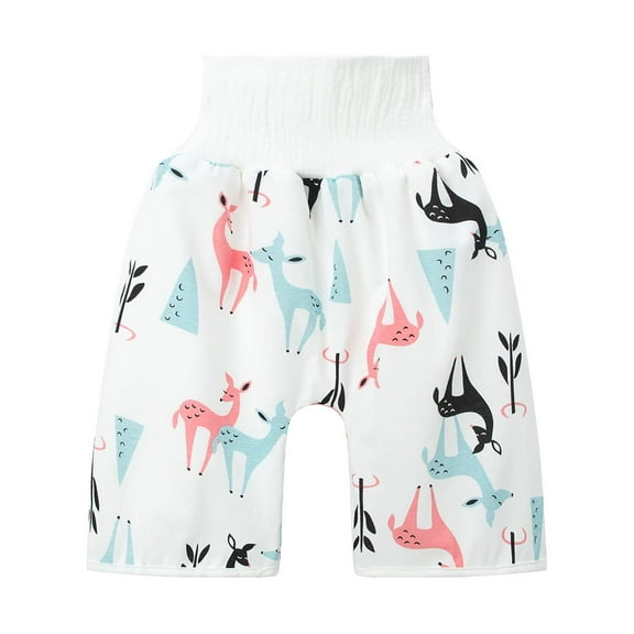 XQYLOS Waterproof Diaper Pants for Baby Kids, Absorbent Toddler Potty Training Soft & Comfortable Pants Boys and Girls Use in Day Night Time