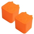 thumbnail image 1 of Leakproof Dips Containers Compatible with Most Bento Lunch Box, 2x 4 oz Salad Dressing Container To Go, Small Silicone Snack Condiment Container with Lids for kids, 1 of 5