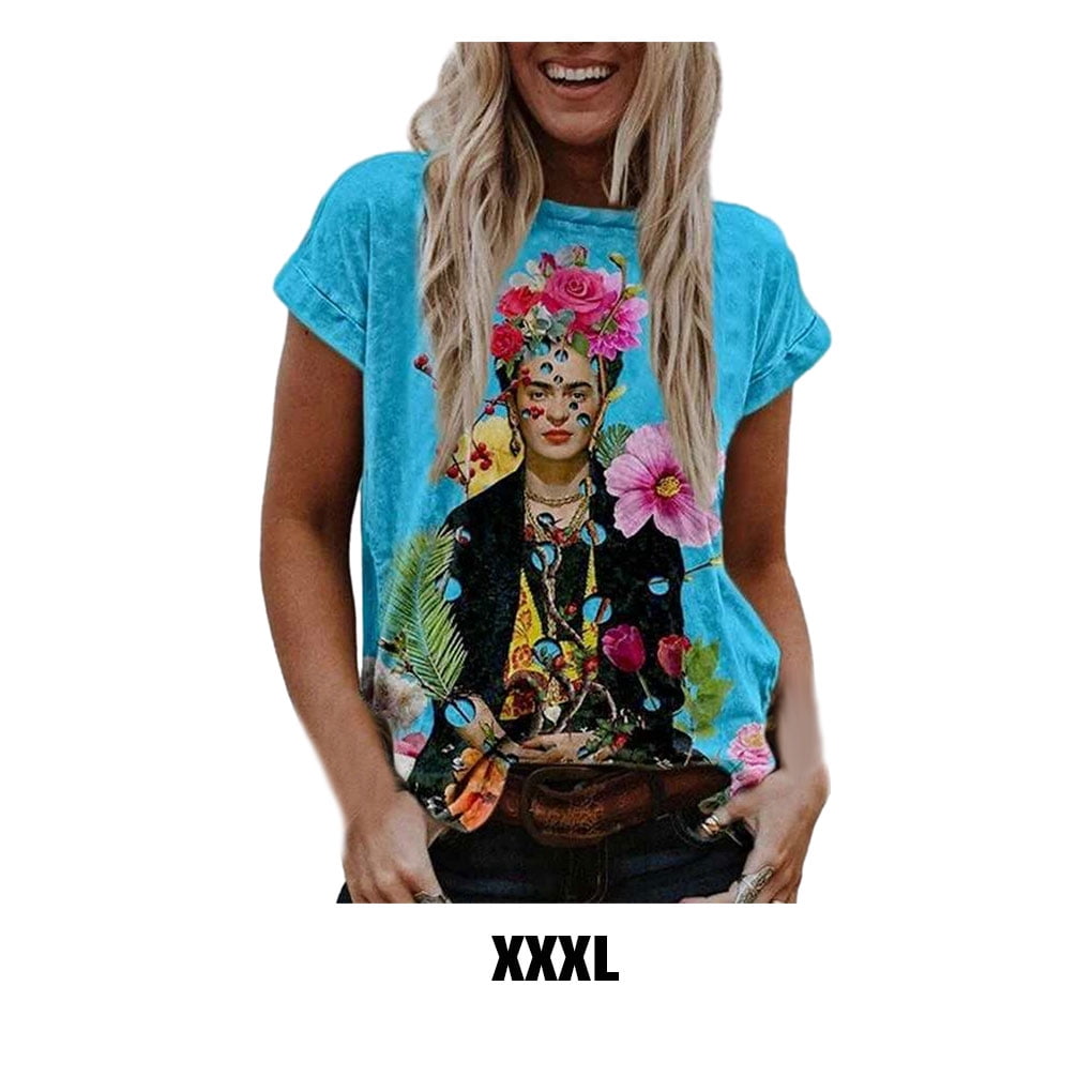 INAWLY Débardeur Décontracté D'été Pour Femmes, Imprimé Couché De Soleil à Encolure Ronde | Mode