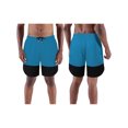 thumbnail image 1 of TheFound Men's Sweatshorts Casual Fitted Elastic Waist Contrast Color Athletic Short for Running Workout, 1 of 9