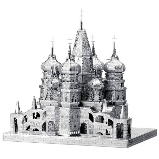 Metal Earth Premium Series Catedral de San Basilio Kit de modelo de metal en 3D Fascinaciones