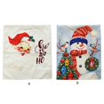 thumbnail image 3 of CNKOO Christmas Chair Covers Santa Claus Snowman Patterns Slipcover Back Cover, 3 of 3