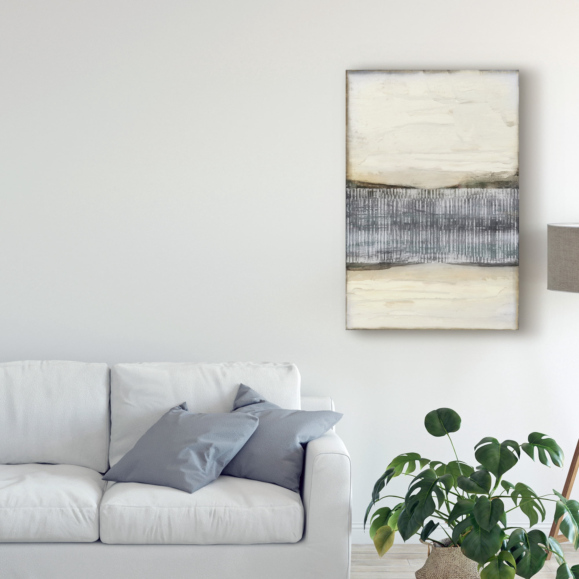 Trademark Fine Art 'Divided Horizon I' Canvas Art by Jennifer Goldberger