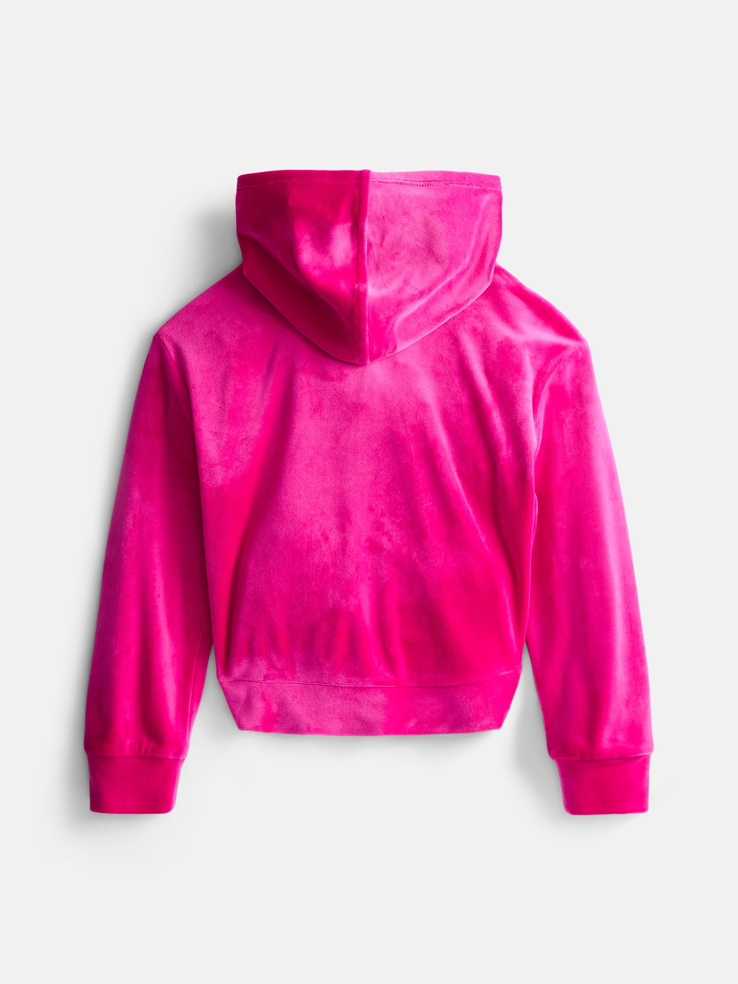 Wonder Nation Girls Velour Hoodie, Sizes 4-18 & Plus