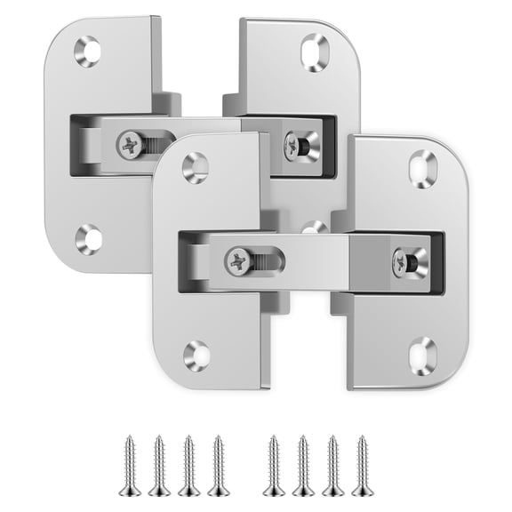 2Pack 343.90.710 Pie Cut Corner Hinge, Lazy Susan Cabinet Door Replacement for Grass 975 & Mepla SSP, Full Overlay Concealed