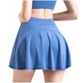 thumbnail image 1 of Falda corta deportiva para mujer Falda holgada falsa de dos piezas Anti-peep y de secado rápido para correr Fitness Culottes Shorts Falda Fridja fhjkhfk459062, 1 of 6