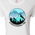 thumbnail image 4 of Inktastic Glacier National Park Montana Mountains Women's T-Shirt, 4 of 5