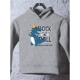 thumbnail image 3 of Cool Dino Born To Be Rockstar Hoodie Toddler -Image by Shutterstock,  2 Toddler, 3 of 4