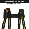 thumbnail image 2 of Adjustable Padded Heavy Duty Work Tool Belt Braces Suspenders For Tools Pouch A- R0B5, 2 of 5