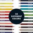 thumbnail image 2 of Lápices de colores Prismacolor Scholar, 24 piezas, materiales de arte, 2 of 8