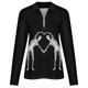 thumbnail image 4 of Moda Mujer Camiseta de manga larga Otoño Cremallera Impresión Blusa Otoño Tops Fridja  czfsfas6639, 4 of 5