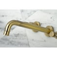 thumbnail image 3 of Kingston Brass KS8023DL Concord Two-Handle 3-Hole Wall Mount Roman Tub Faucet in Antique Brass, 3 of 7