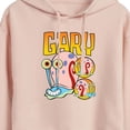 thumbnail image 3 of SpongeBob SquarePants - Gary The Snail - Juniors Cropped Pullover Hoodie, 3 of 6