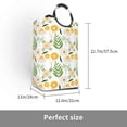 thumbnail image 2 of DouZhe 50L Rectangular Laundry Basket, Green Flower Floral Prints Waterproof Foldable Laundry Hamper with Aluminum Handles, 2 of 6