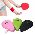 thumbnail image 2 of Paokuoon Racket Storage Bag Table Tennis Racket Storage Portable Metal Zipper Oxford External Pocket Hold 3 Balls, 2 of 9