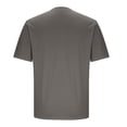 thumbnail image 3 of Maean Big and Tall Mens Workout Shirts Crew Neck Short Sleeve Athletic Running Gym Muscle Tees, 3 of 5