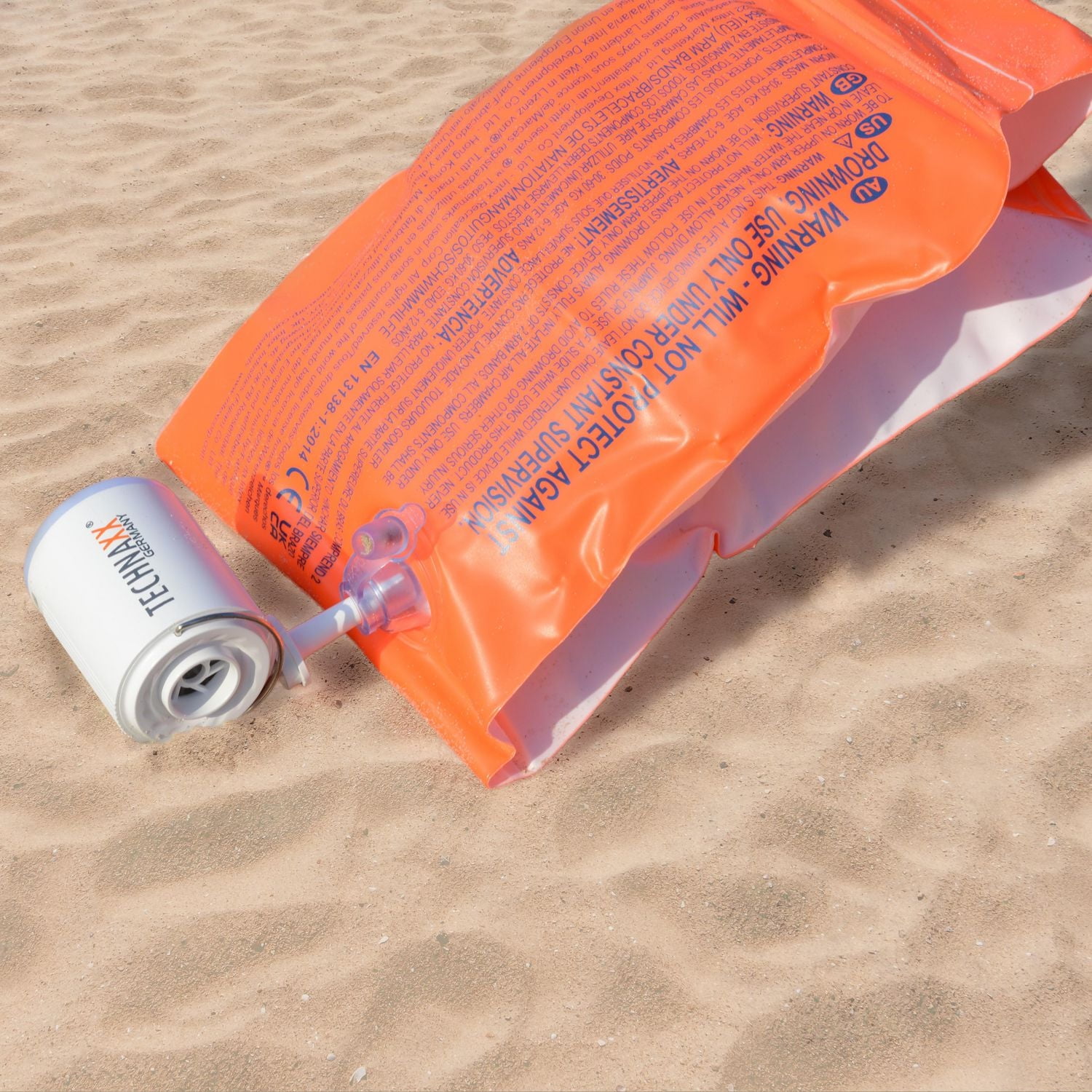 Mini pompe à air sur batterie Technaxx TX-261 - Blanc