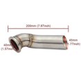 thumbnail image 1 of 44mm Tial Wastegate Dump Pipe FOR HONDA CIVIC CR-V 3 Versions1320 Exhaust Tube Pipe V-Band Flange 13 Stainless Steel, 1 of 5