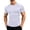White shirt for men #2, variant on SeCaotees Men's Short‑Sleeve Muscle Tee Raglan Seam Crew Neck Stretchy Fabric Slim Fit Lightweight Breathable For Workout Gym Daily Tops Black,L
