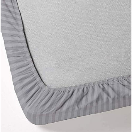 Split Head Flex King Sheets Sets For Adjustable Beds Bed Sheet Set Down 34 Inches From The Top 100 Cotton 600 Thread Count Light Grey Stripe Split Head Flex King Sheets Sets For, Split Head King Sheets For Adjustable Beds