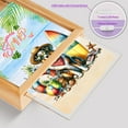 thumbnail image 4 of Australian Shepherd Hello Summer with Sunglasses and Surfboard Tropical Vibes Acrylic Plaque with Wood Photo Frame Box Aussie Dog Lover Gifts Light Box - 00007, 4 of 5