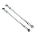 thumbnail image 1 of Unique Bargains 2 Pcs M8 80mm Tige de Direction Réglable Rotule pour 49cc ATV Électrique Go Kart Direction Colonne Suspension, 1 of 6