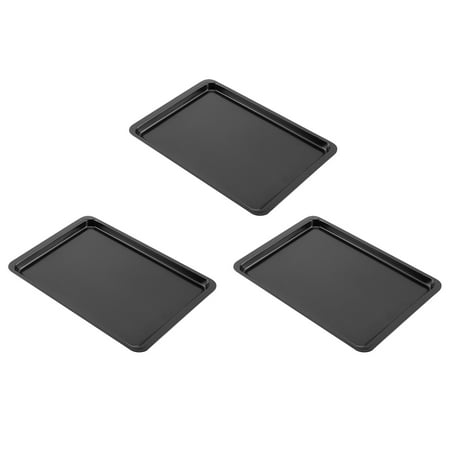 

Reduced！3pcs Pan Muffin Cookies Biscuit DIY Carbon Steel Non-stick Baking Tray Sheet