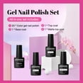 thumbnail image 3 of Kit de esmalte en gel JODSONE de 23 piezas con glitter rojo y rosa, 3 of 7