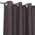 thumbnail image 4 of PiccoCasa 2Pcs Blockout Window Curtain for Kitchen, 42 x 95 inch Brown, 4 of 6