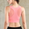thumbnail image 3 of Women's Underwire Mesh Beauty Back Double Layer Sports Bra Proof Fitness Yoga Running Sports Underwear Vest Work Clothes for Women under 30 Workout Clothes Woman Girls Workout Too Medium Bra Sports, 3 of 5