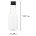 thumbnail image 2 of WRITWAA 25Pcs Beverage Bottle Transparent Plastic Bottles For Multipurpose Use, 2 of 8