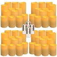 thumbnail image 1 of Velas LED sin llama fclayvts, paquete de 48 con control remoto, 1 of 8